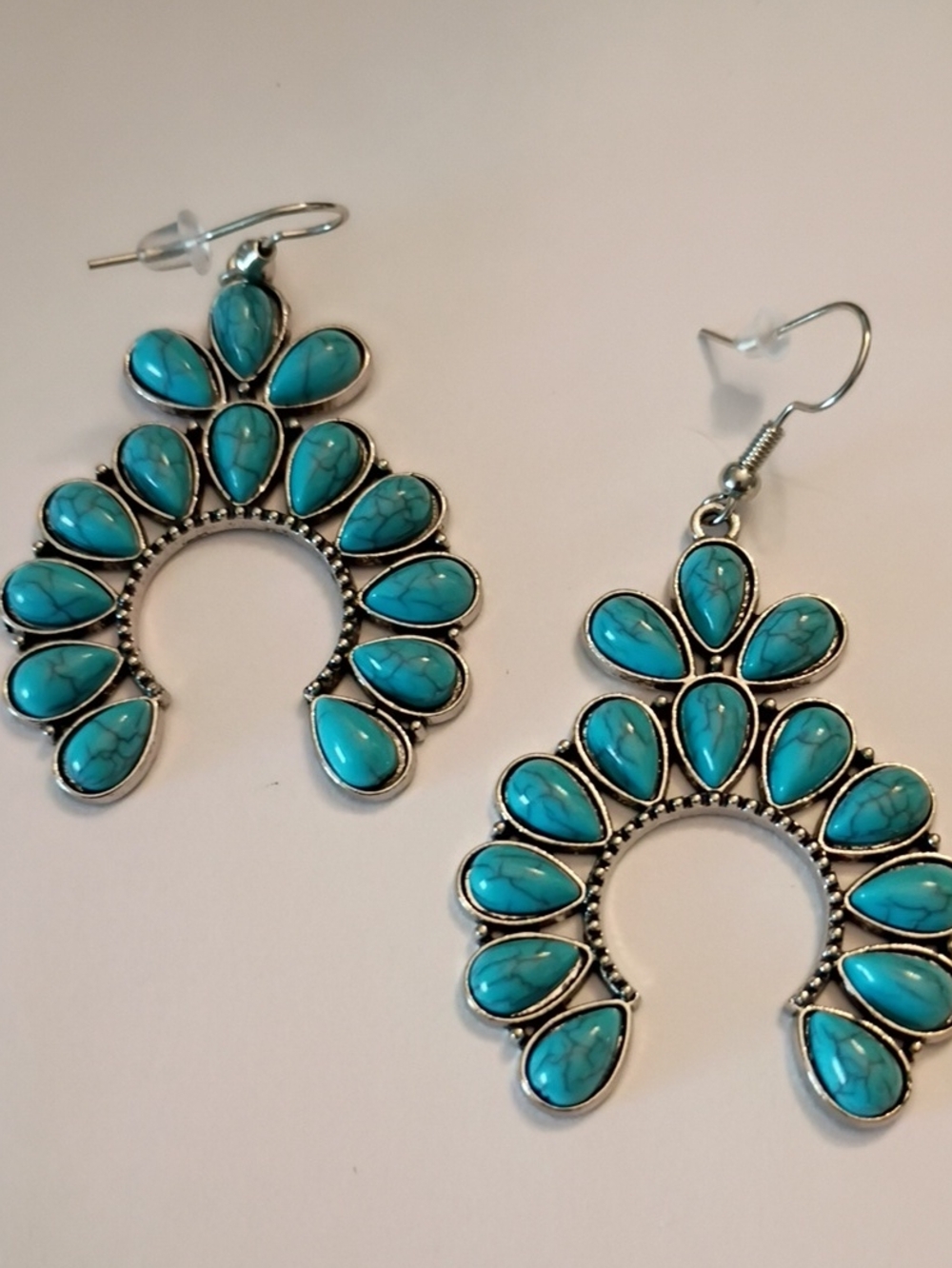 Sale Turquoise Teardrop Statement Earrings - Women's Jewelry